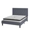 Flash Furniture Queen Size Lt Gray Fabric Platform Bed w/ Mattress SL-BM10-27-GG - alternate 5